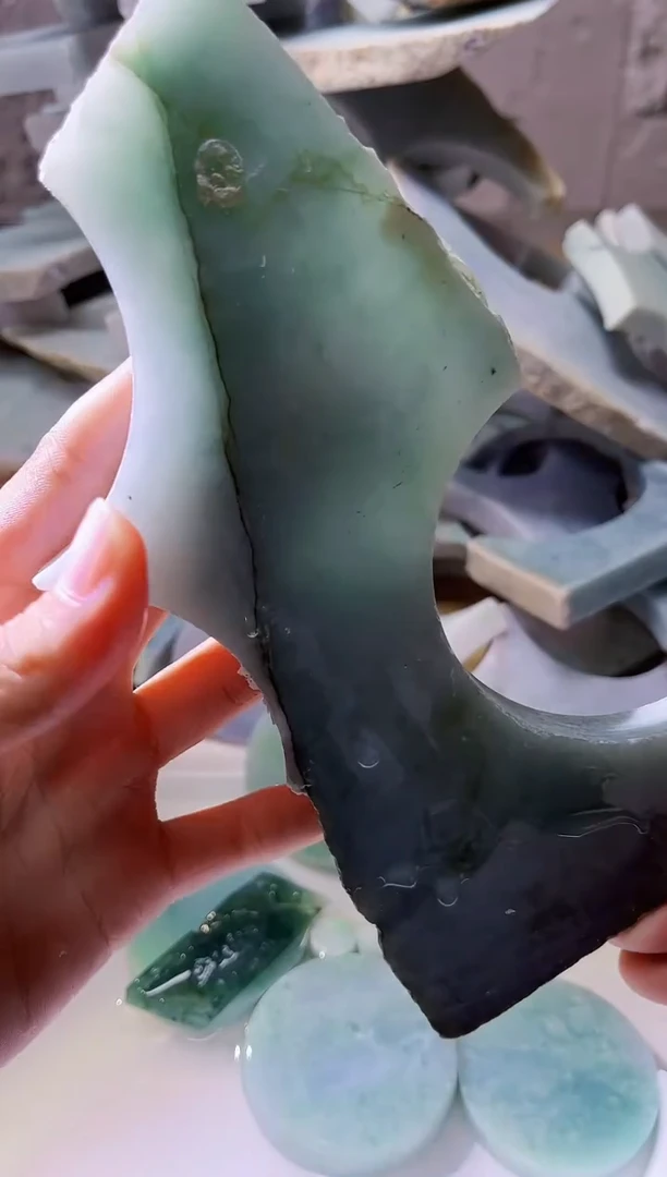 裸石翡翠翡翠a货正品玉石古陈599