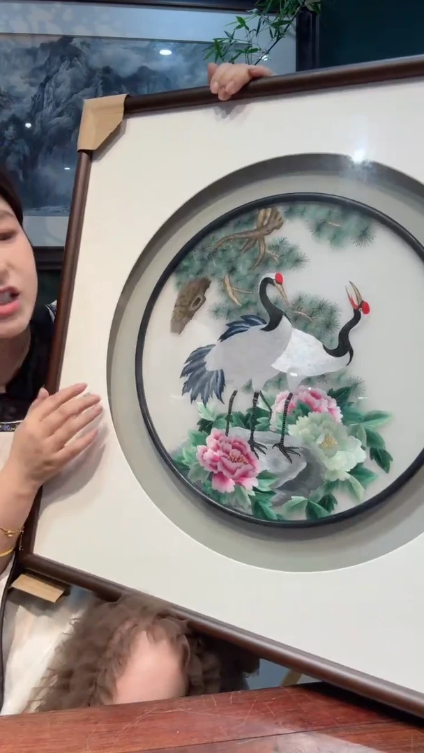 刺绣非遗苏绣手工刺绣单面绣