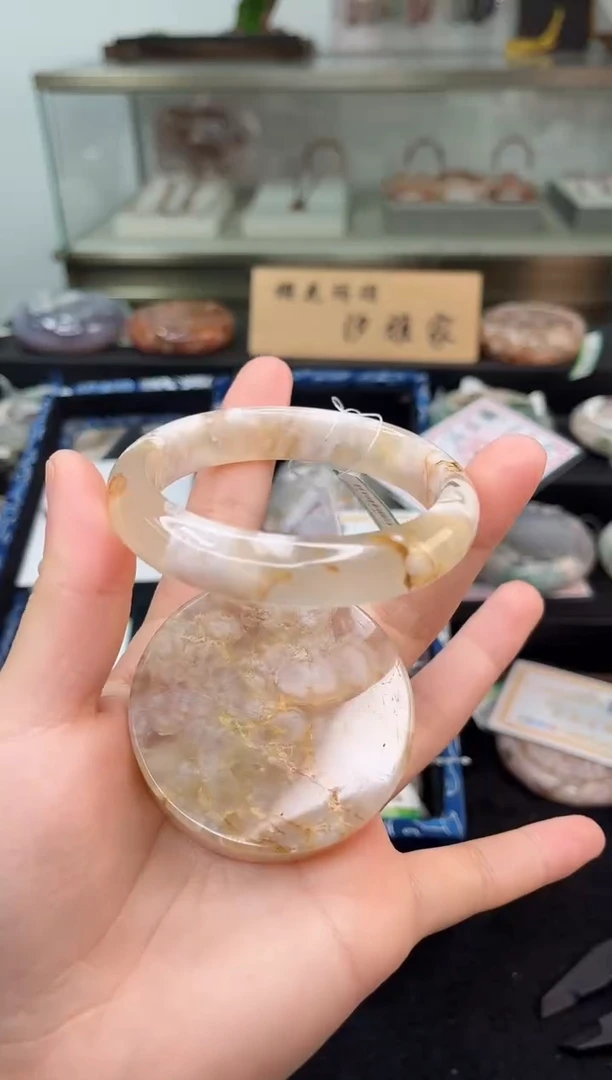 未镶嵌手镯石英质玉58圈口（赠品镯心）1593173