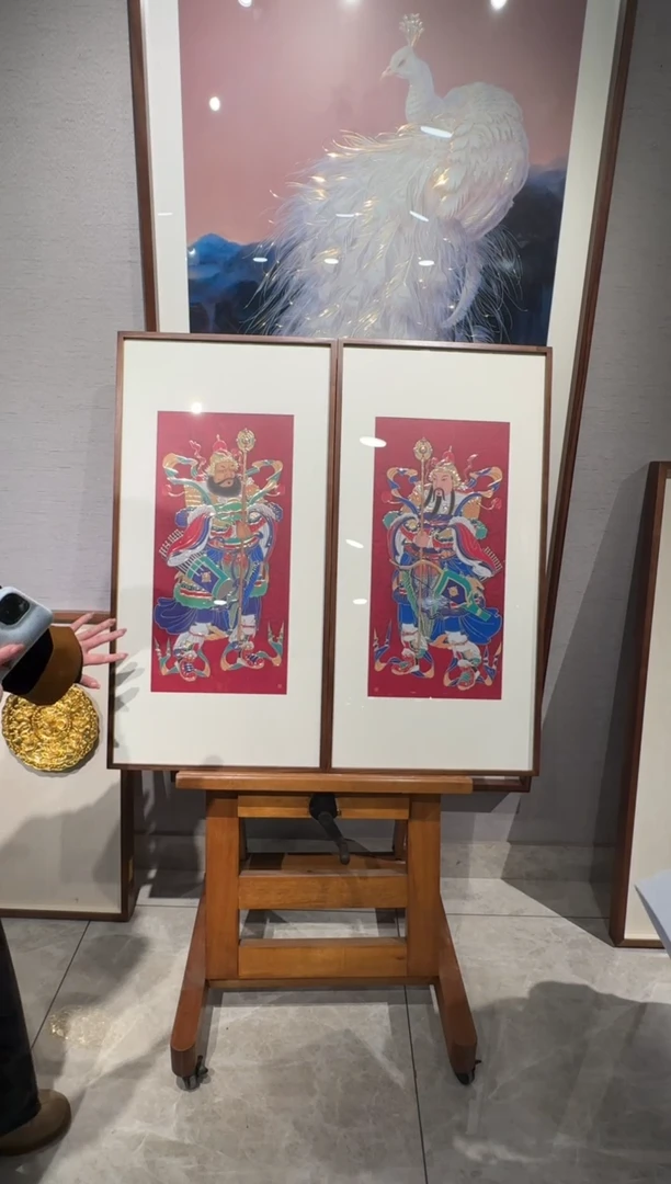 【闪购商品】黄铜门神迎福A+门神迎福B