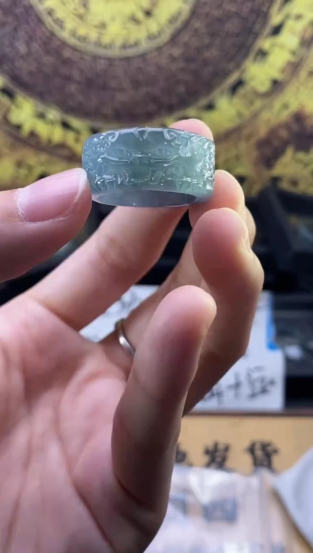 未镶嵌戒圈翡翠113