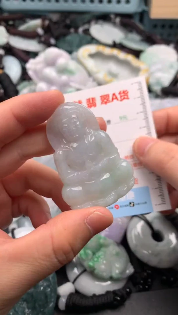 翡翠未镶嵌吊坠(不含链)1