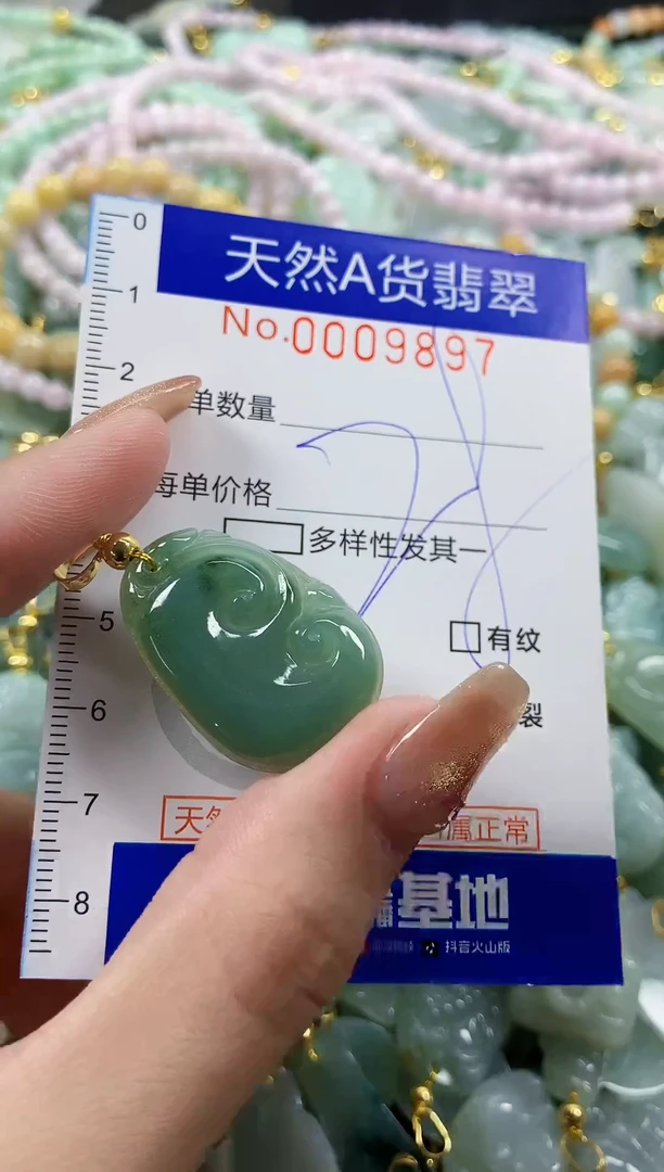 颈饰未镶嵌翡翠天然A货翡翠