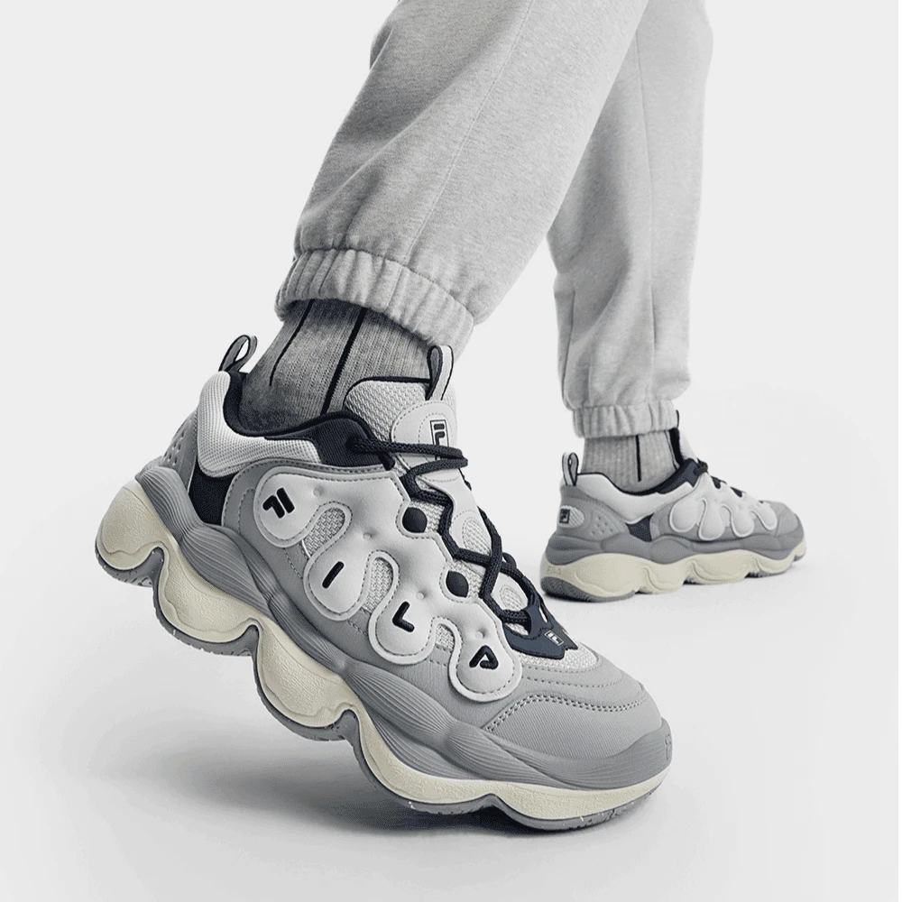 Fila/斐乐【豌豆鞋】杨幂男女同款复古运动老爹鞋F12W441117A+RH