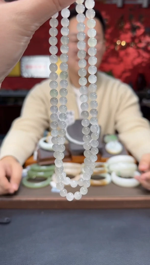 【闪购商品】和田玉颈饰未镶嵌多宝108颗多圈卡7