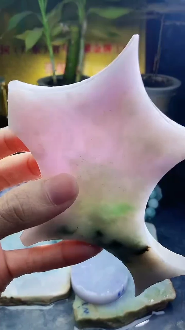 未镶嵌挂件翡翠小雨135
