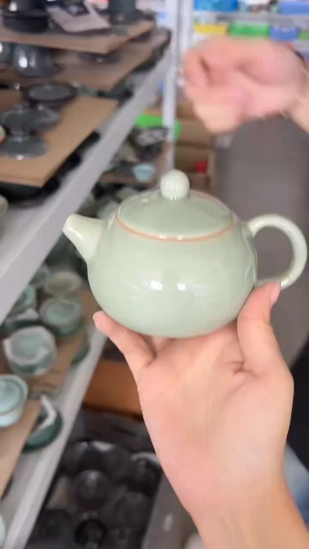 龙泉云间青瓷小米茶器