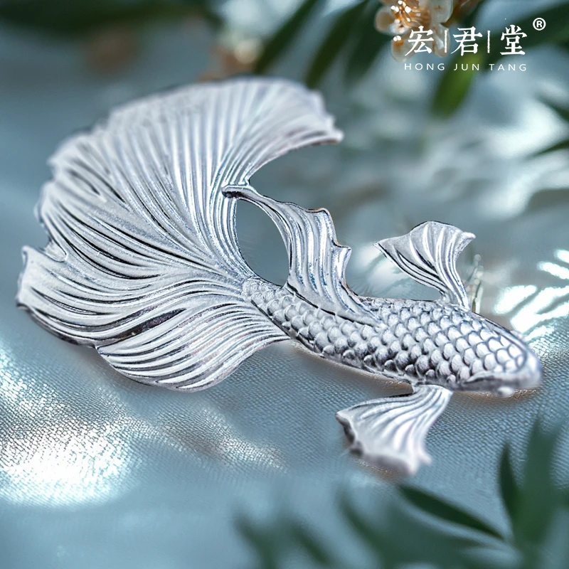 足银9999银金鱼 年年有余