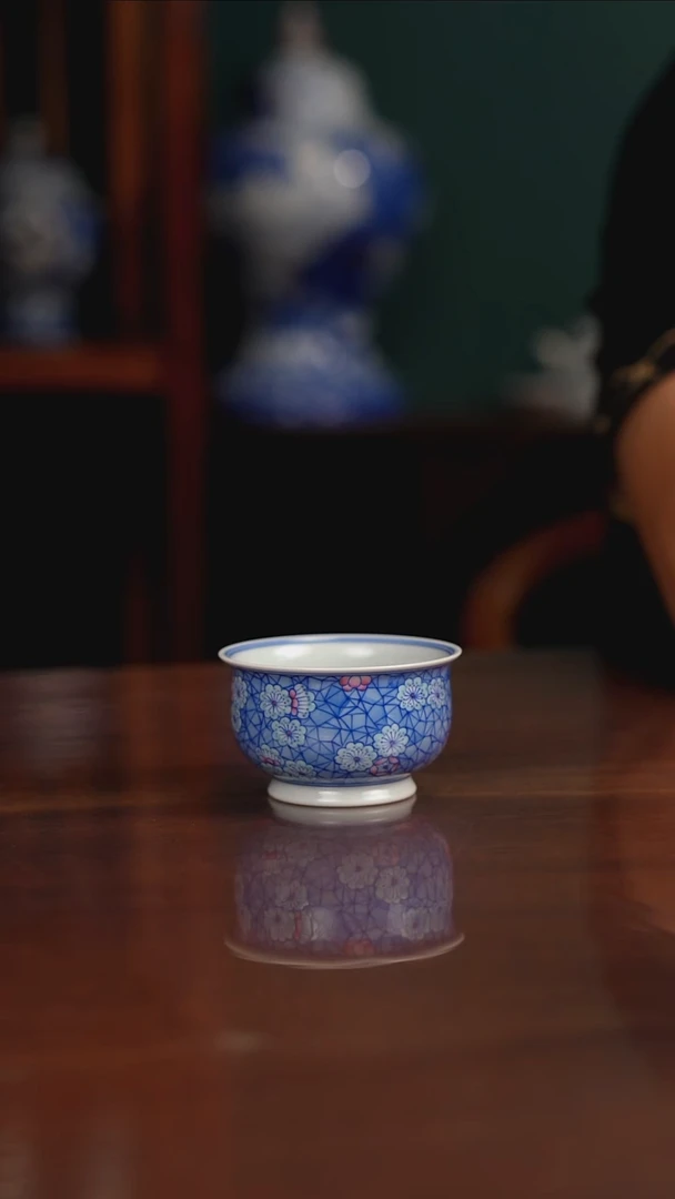 空山明月斗彩冰梅