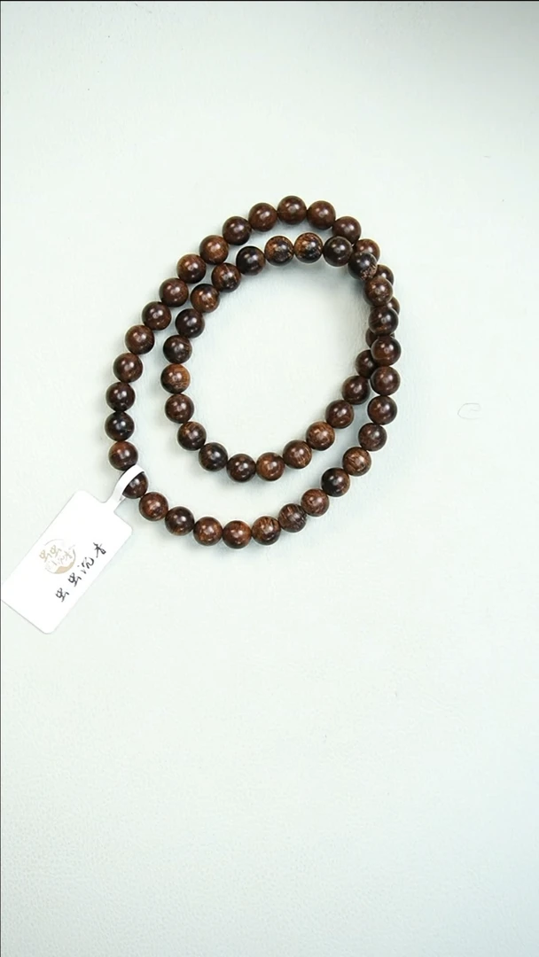 【闪购商品】沉香手串文莱土沉沉水6mm*54 9263-2