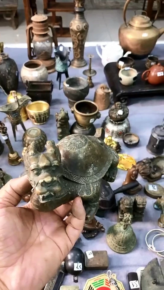 鸿兴工艺摆件把件龙龟