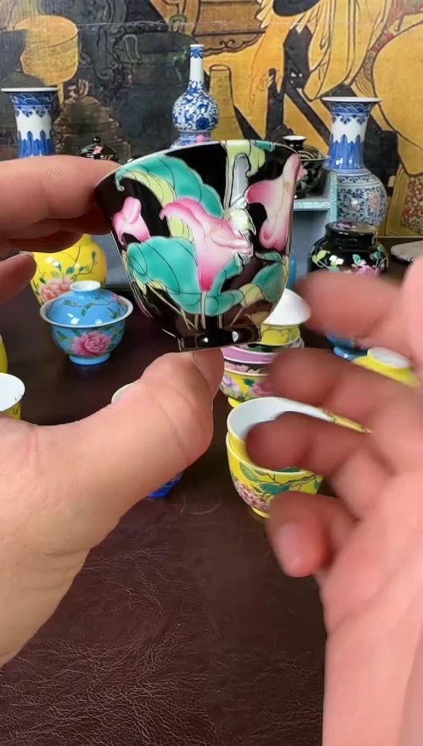 茶叶罐景德镇陶瓷杯子
