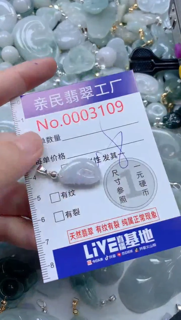 颈饰未镶嵌翡翠3109