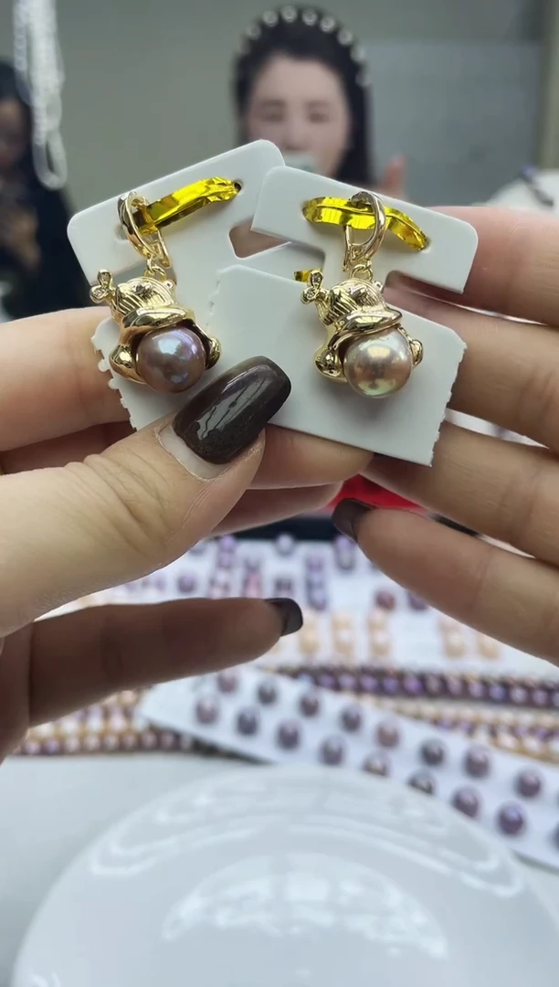 未镶嵌吊坠淡水珍珠紫色系吊坠