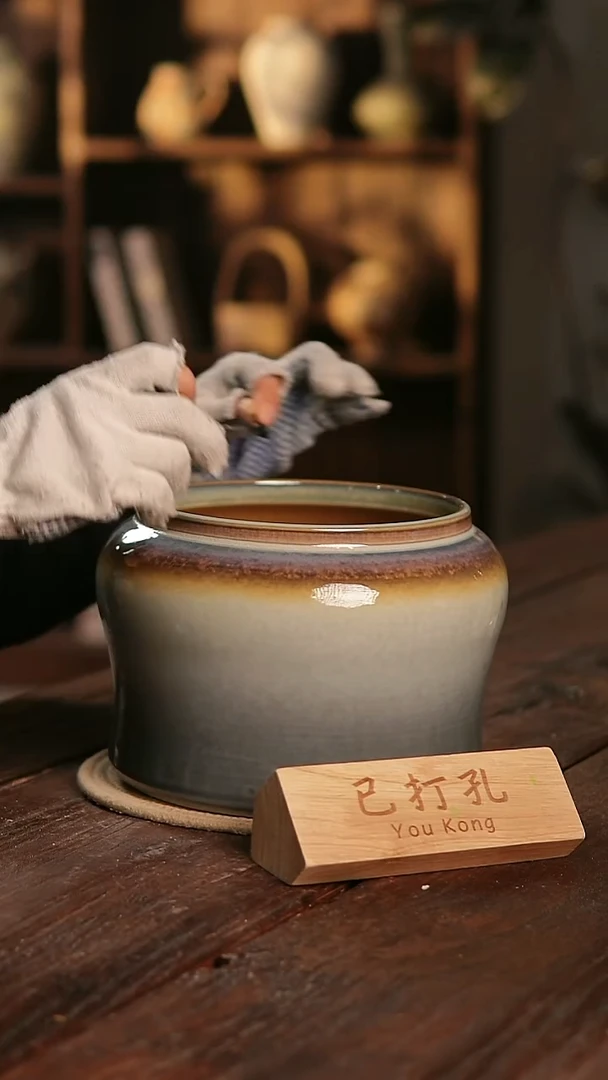 摆件13-128高18口18误差2已打孔