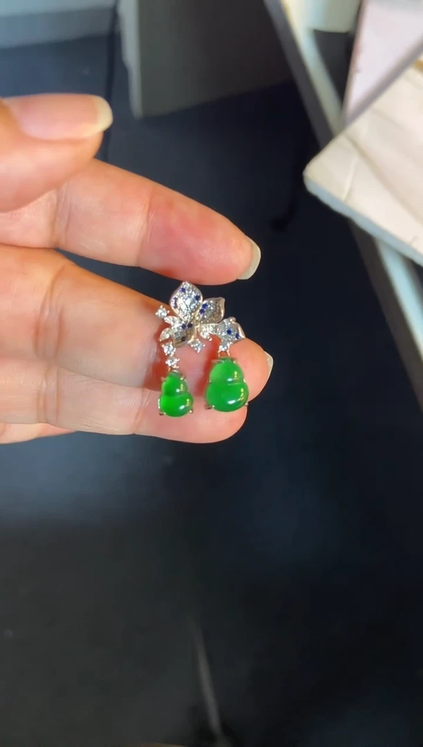 吊坠(不含链)银S925镶嵌翡翠1