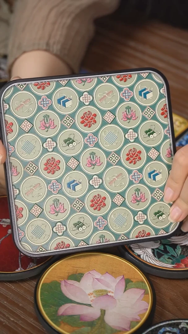 壹藏贰宝四艺图大垫子一片