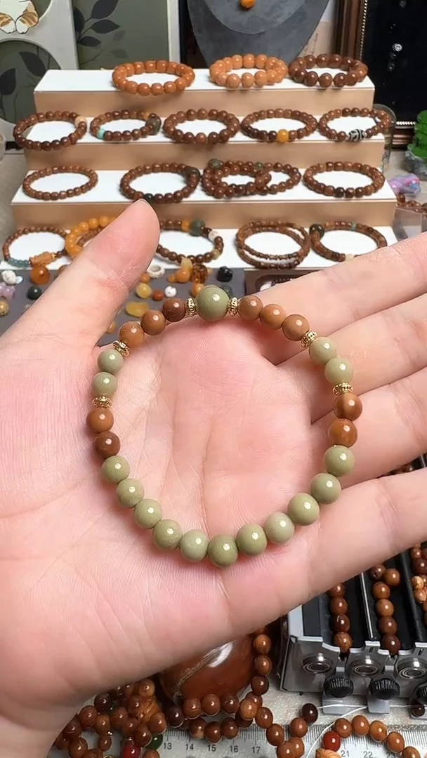 未镶嵌库克手串牛油果库克卡6单圈