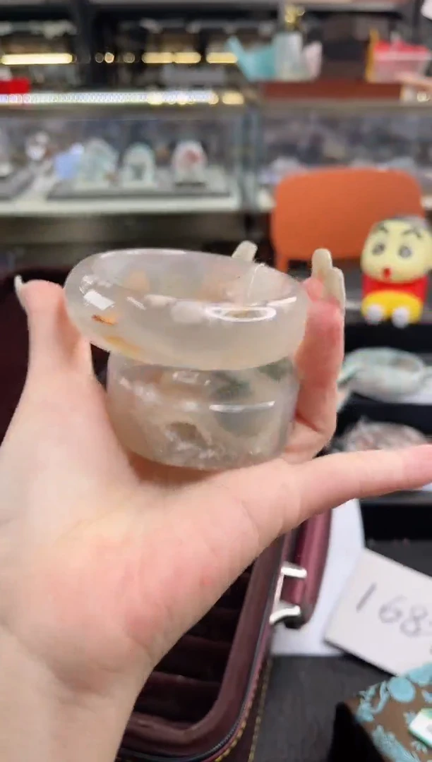 未镶嵌手镯石英质玉61圈口 （赠品镯心）3885093