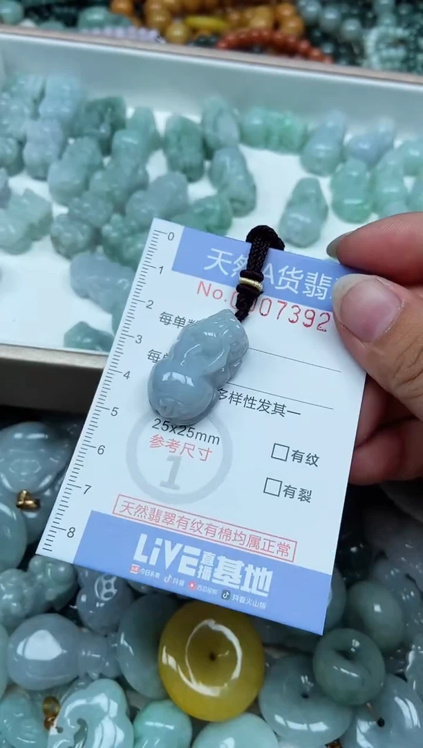 翡翠未镶嵌吊坠(不含链)翡翠