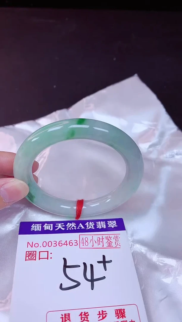 未镶嵌手镯翡翠54（48小时鉴赏期 ）
