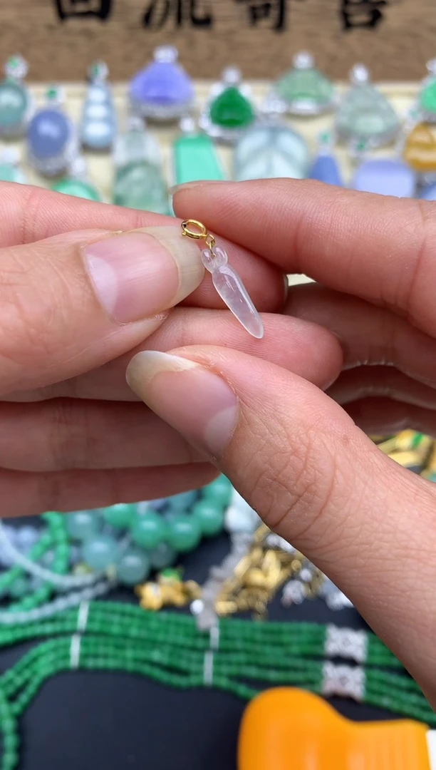 【闪购商品】翡翠颈饰18K金镶嵌375-中国好珍宝