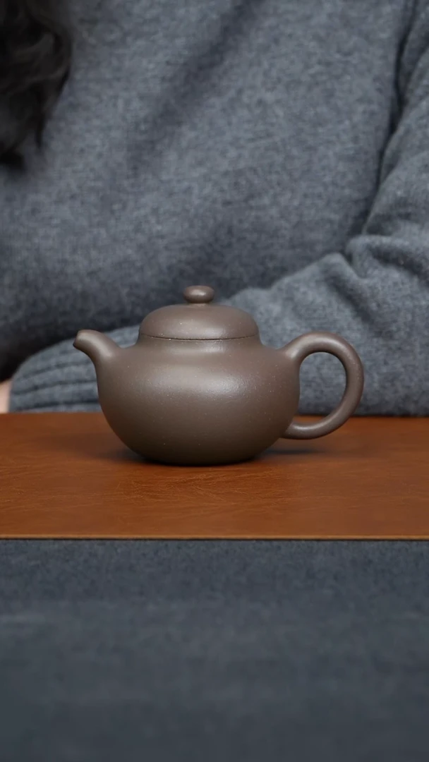 【闪购商品】段泥茶壶柿圆壶原矿零添加青段容量200毫升