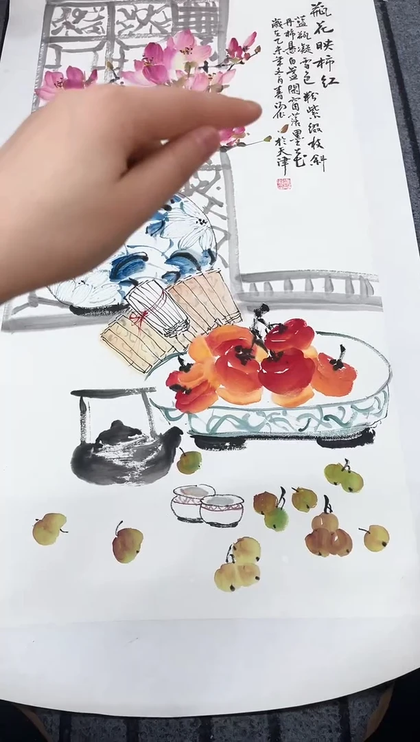 精品国画花鸟作品