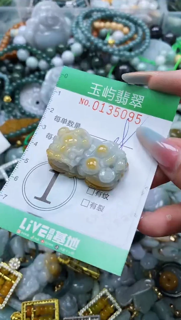 翡翠未镶嵌颈饰闪购0135095
