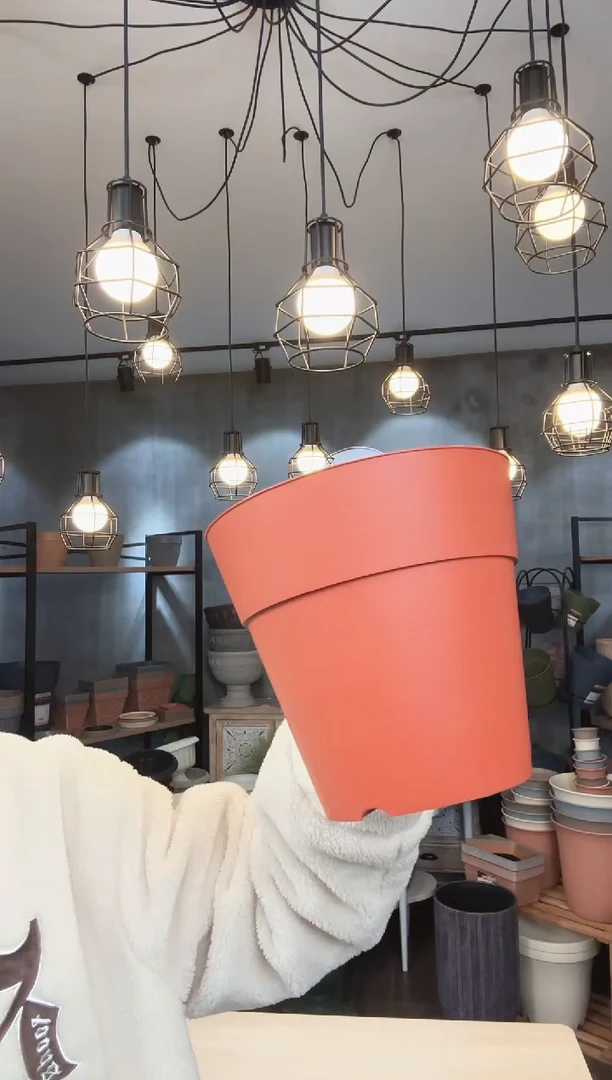 【闪购商品】塑料A-170软盆红色10只