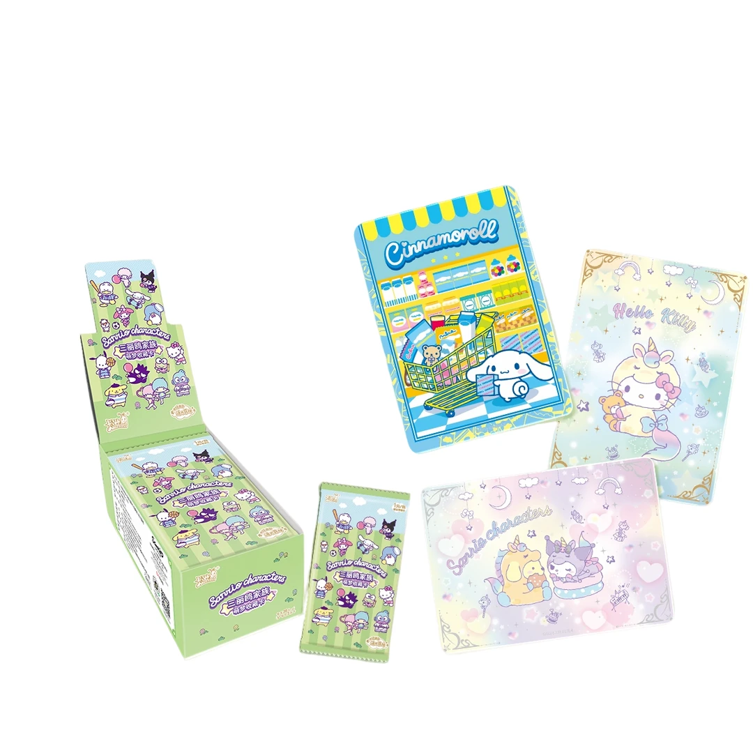 【玩法合集】三丽鸥萌新家族第一弹活力菲林  收藏卡牌盲盒（代拆）D