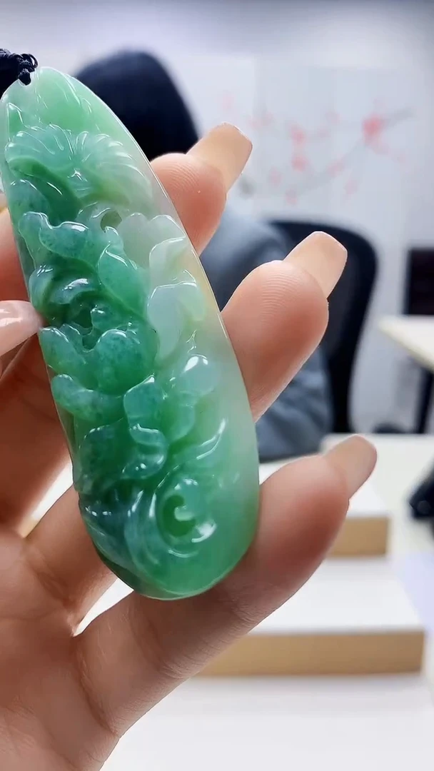 未镶嵌定制翡翠5155ty-毛货挂件8