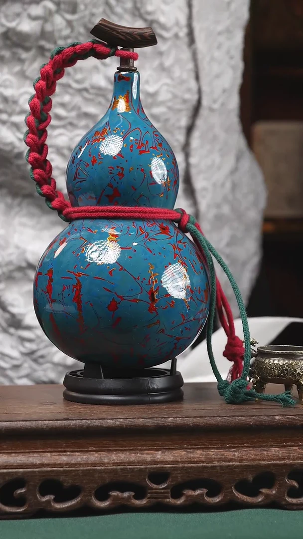 【闪购商品】344大漆酒葫芦一物一拍600ml