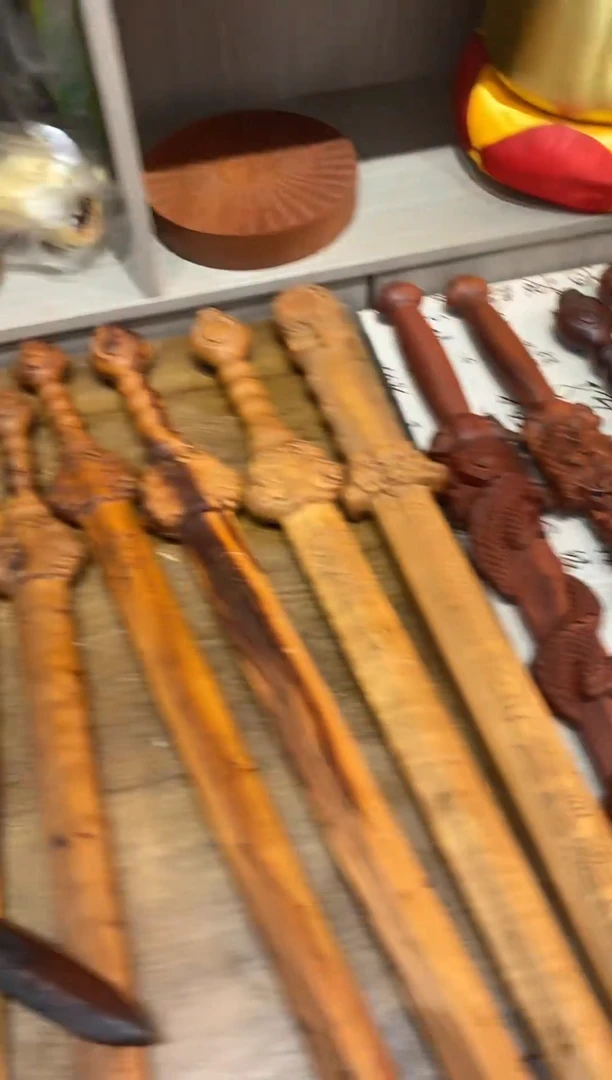 木枣木50公分盘龙剑一物一拍