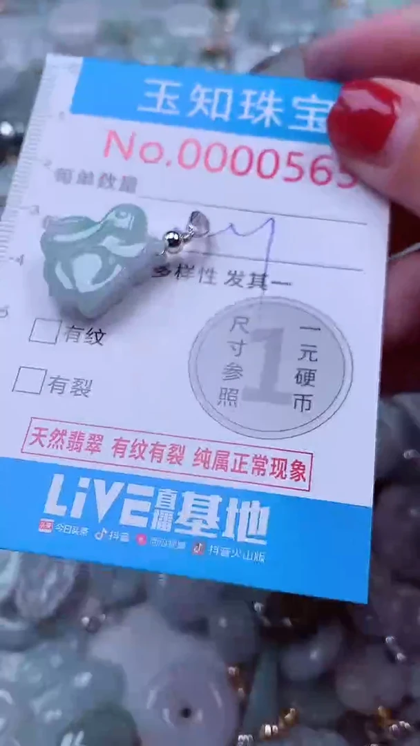吊坠(不含链)未镶嵌翡翠565