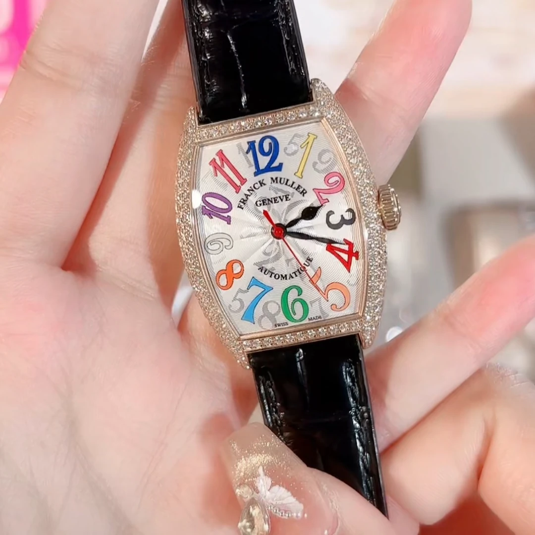 99新 Franck Muller/法兰克穆勒 7500原钻腕表/自动机械WHP033667