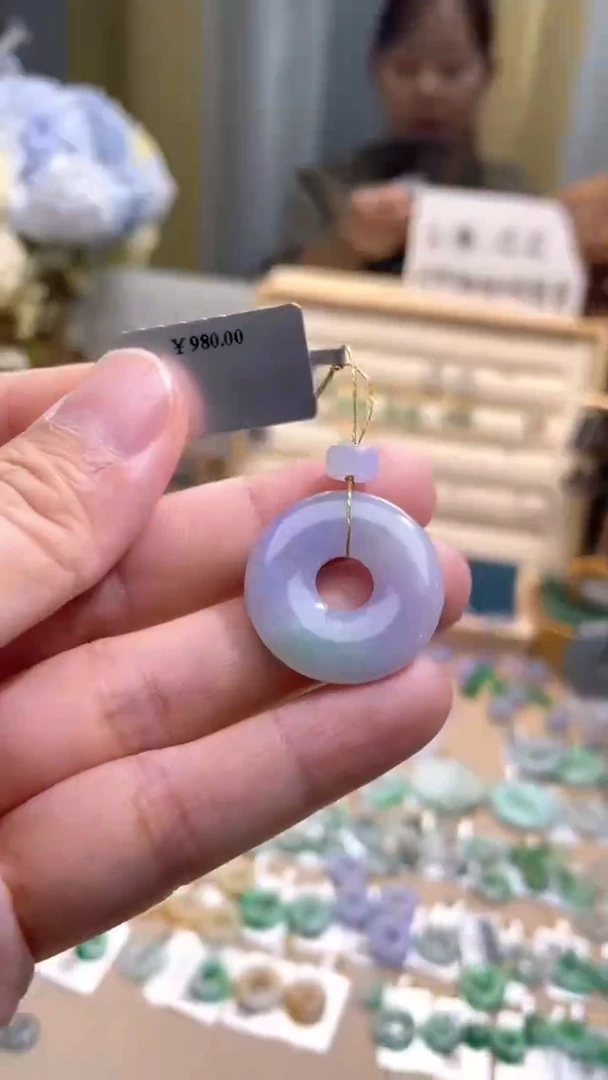 颈饰未镶嵌翡翠甜甜圈