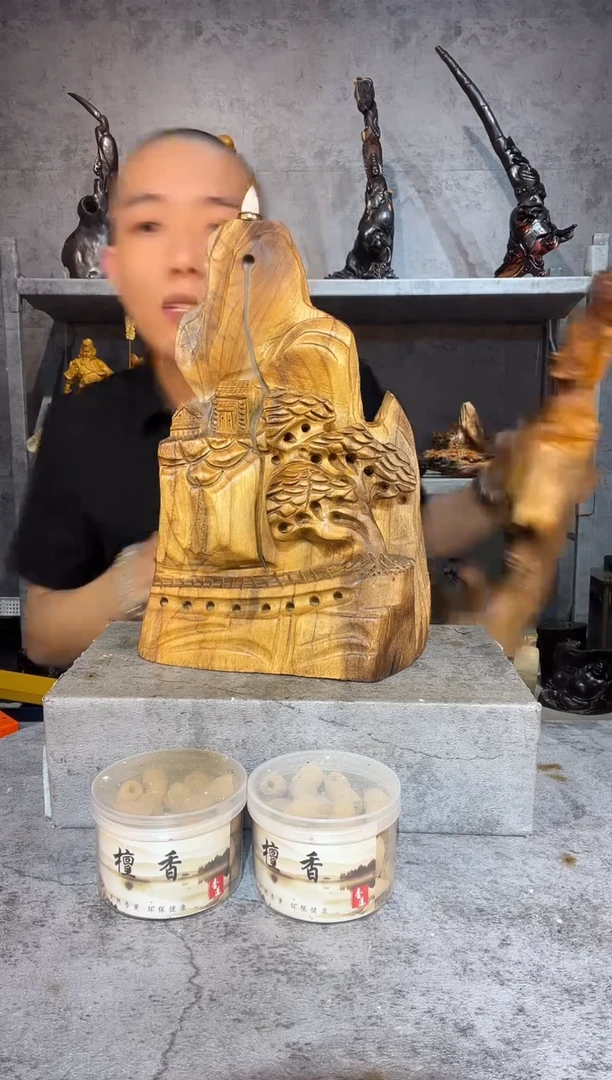 金丝楠金丝楠木精工雕刻摆件