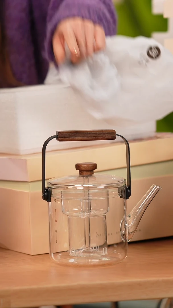 玻璃三*沐壶清仓带顶部磁吸款