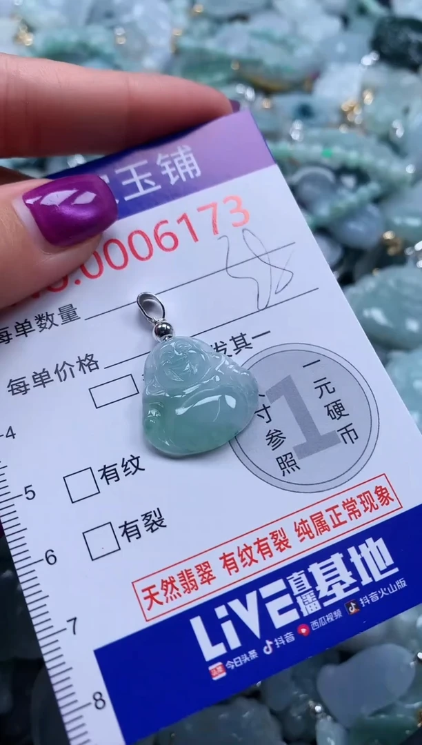 颈饰未镶嵌翡翠6173