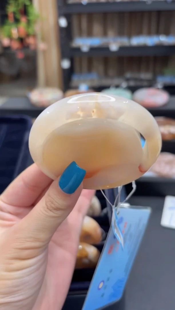 未镶嵌手镯石英质玉90(58圈赠送镯心)