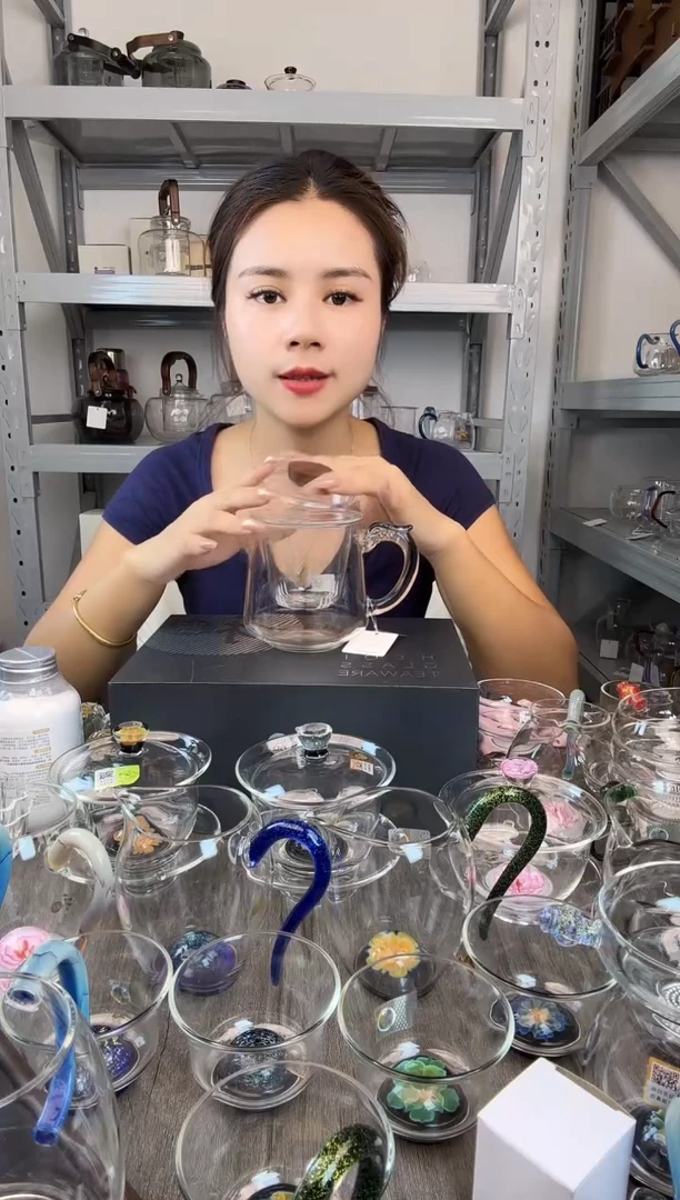 水晶玻璃无盖款禾器 承隆办公杯