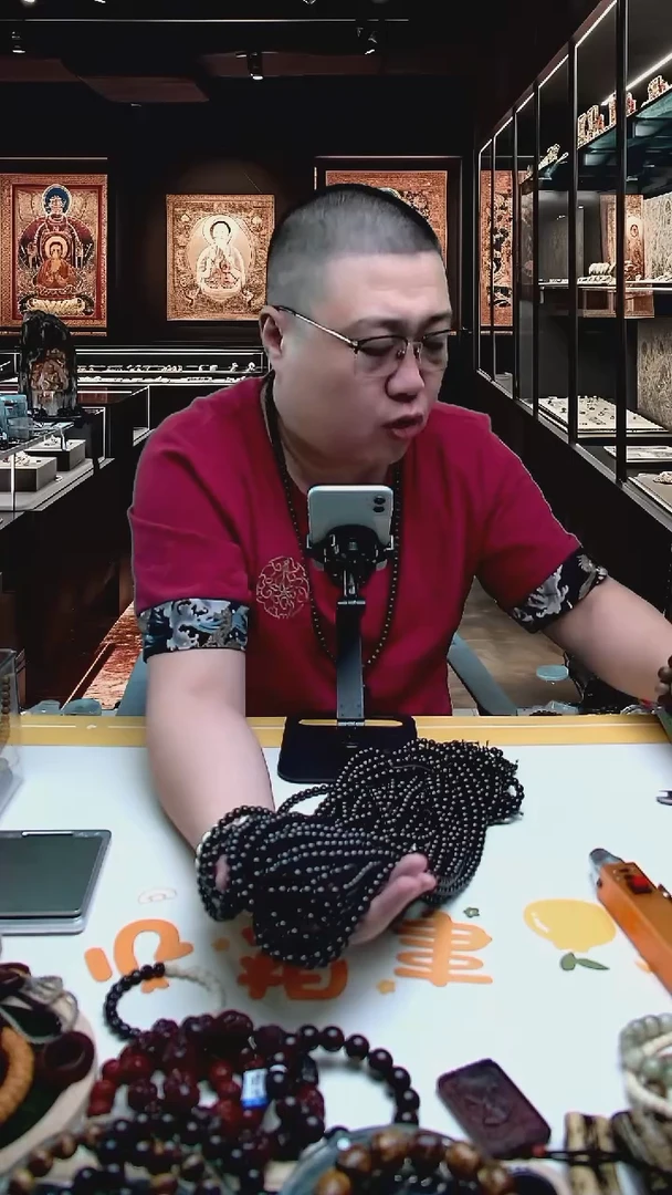 风车木（黑檀木）手串/手链黑檀0.8