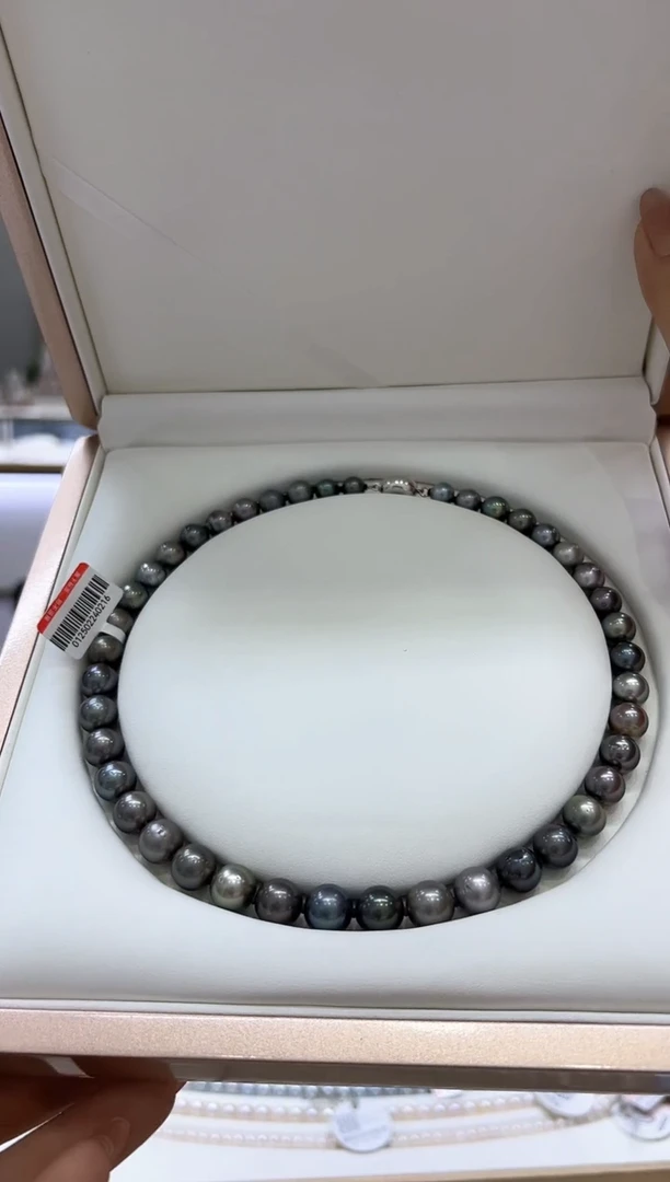 未镶嵌海水珍珠项链216莫兰迪全珠链
