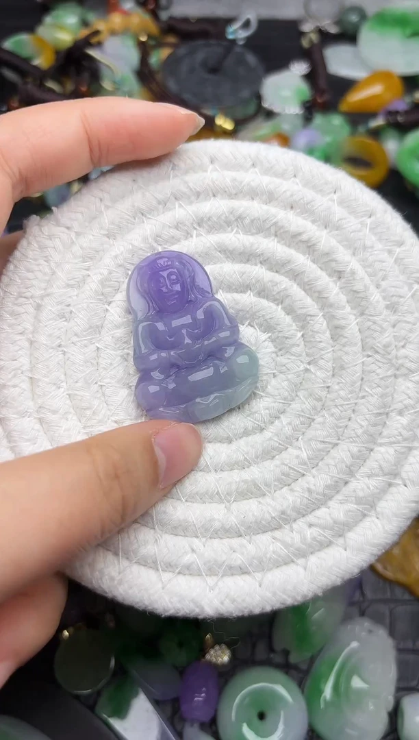 颈饰未镶嵌翡翠缅甸翡翠吊坠