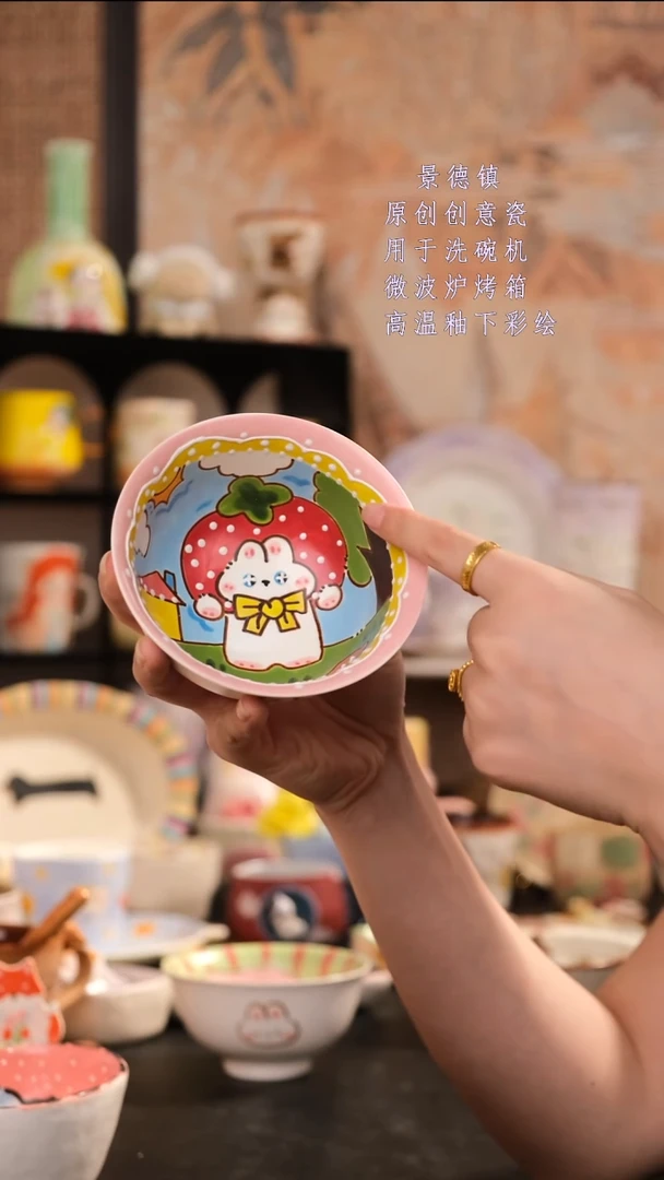 摆件旺的可以陶瓷设计师款