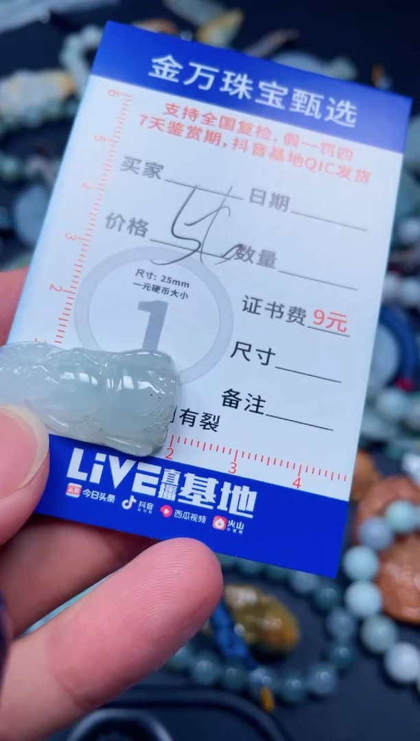 【闪购商品】翡翠颈饰未镶嵌天然翡翠a货
