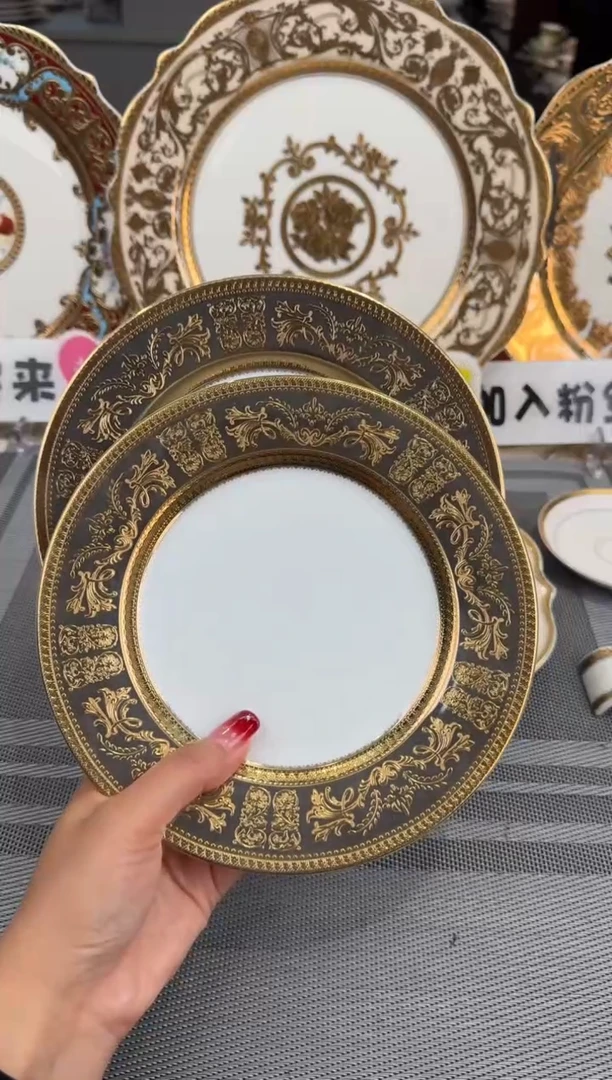 【闪购商品】瓷片7.5寸平盘2个  福利价  福利价