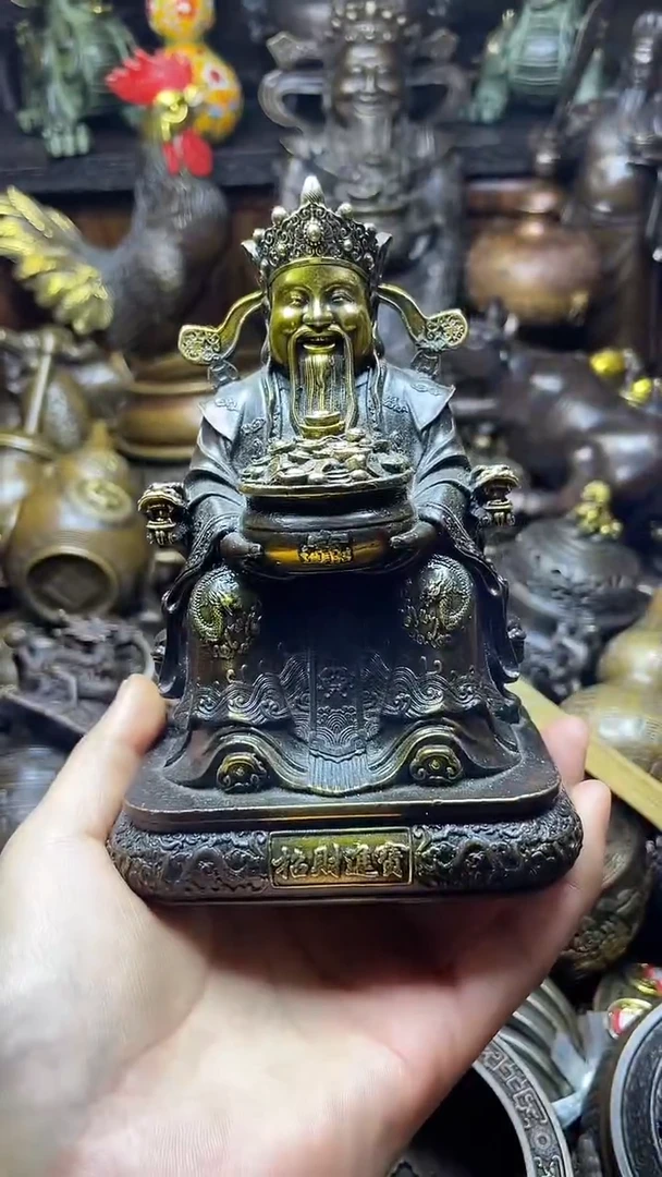 闪购链接，点击下单，有运费险，铜摆件