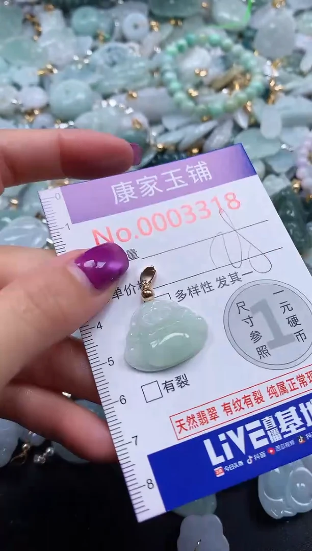颈饰未镶嵌翡翠3318